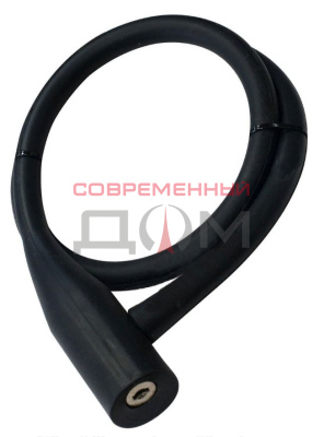 Велозамок "Pulse" трос 12*800, силиконовый, с ключом